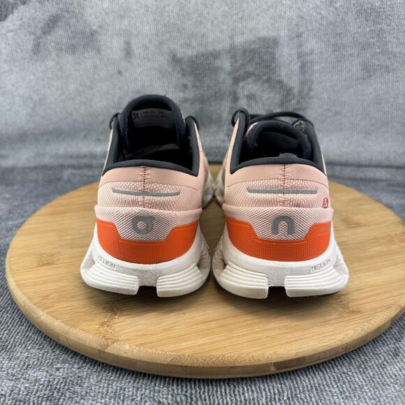 On Running Cloud X Shoes Womens Size 9 Pink Orange Helion CloudTec Athletic - Picture 5 of 11